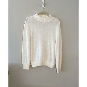 aerie Women oversized Knit White Sweater size Medium